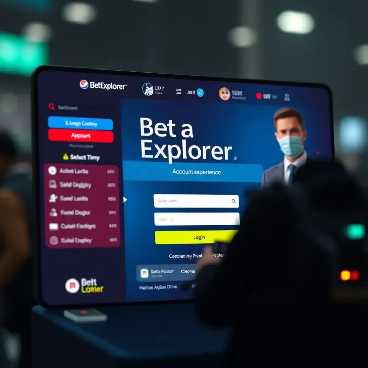 Screenshot showing BetExplorer app interface with live sports scores and betting options on an Android device