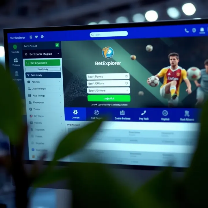 Mobile device displaying Betexplorer app interface with sports scores and betting options