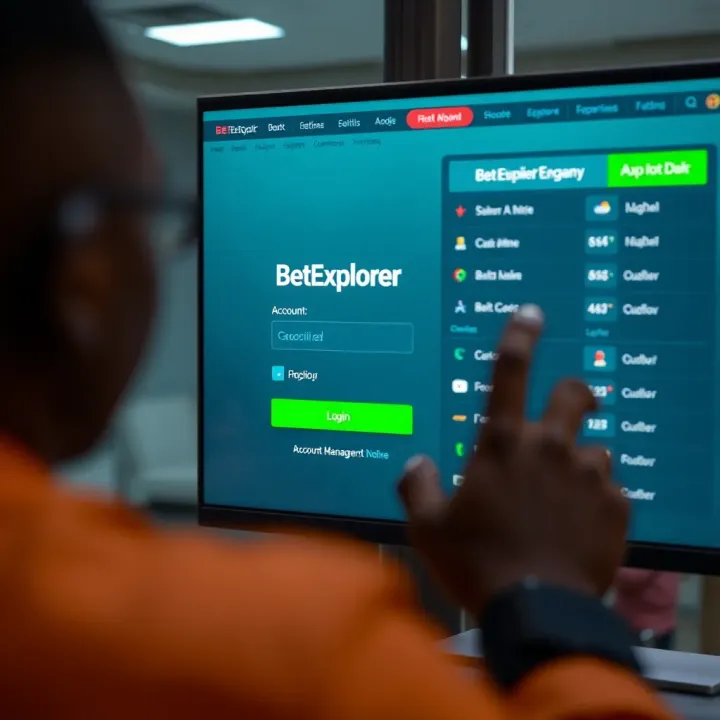 Dashboard interface of BetExplorer showing live sports scores and betting odds comparison