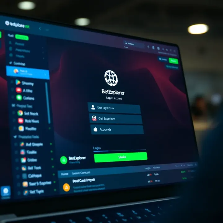 Dashboard view of BetExplorer platform showing live sports scores and upcoming matches