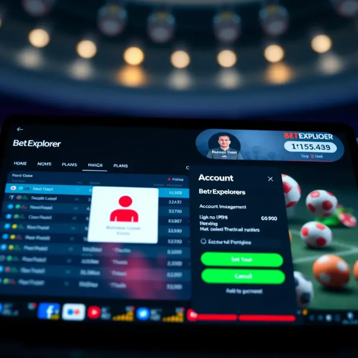 Navigation menu of BetExplorer website featuring tools for sports betting research and statistics