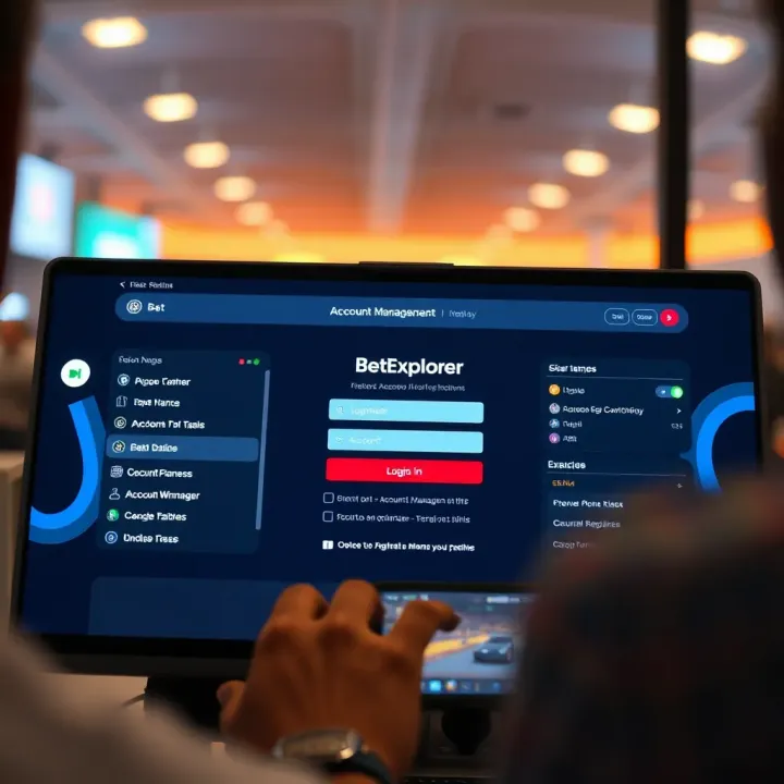 Dashboard showing live sports scores and betting statistics on a digital screen