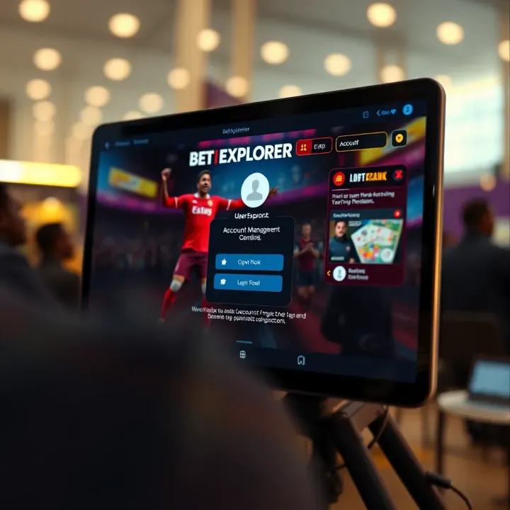 Mobile device displaying BetExplorer login screen with betting odds visible
