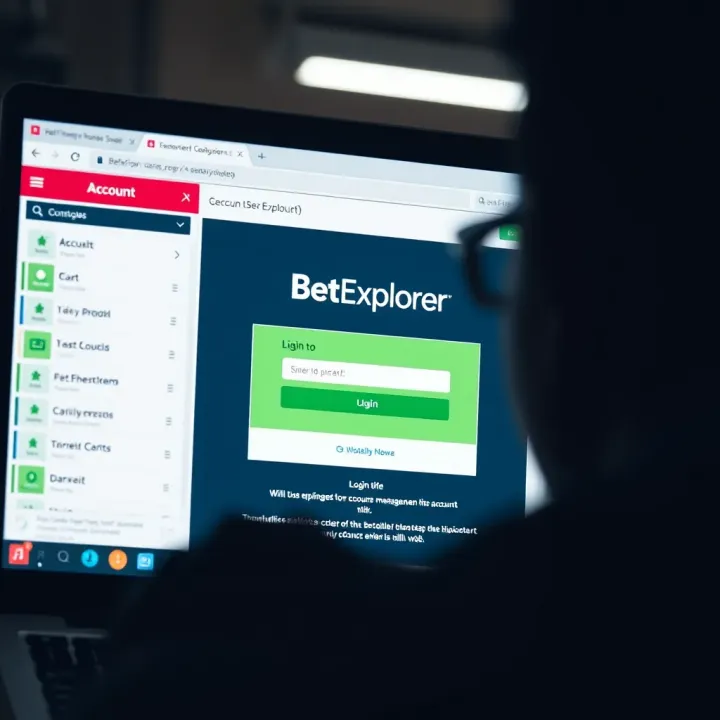 User interface showing BetExplorer registration form with Nigerian flag icon