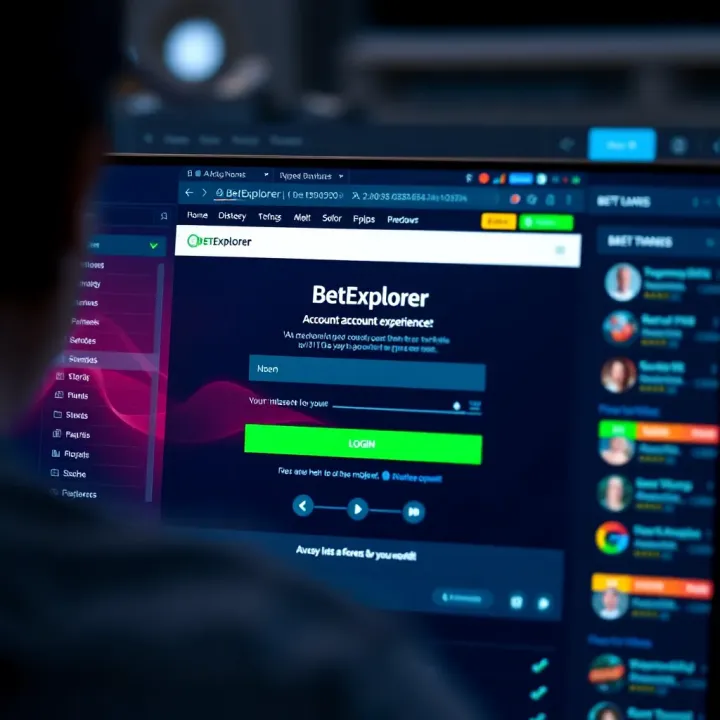 User logging into BetExplorer Shop on a mobile device in Nigeria