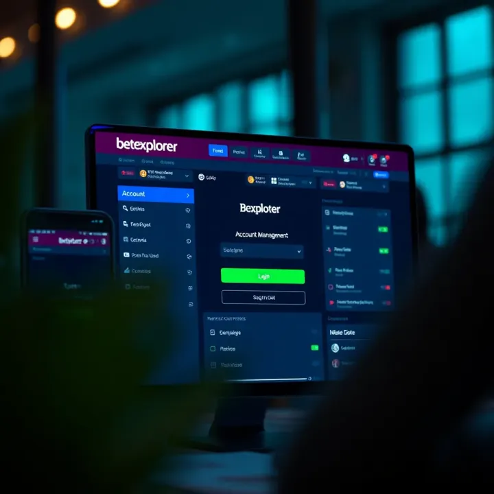 Screen displaying troubleshooting tips and navigation highlights for effective use of BetExplorer platform