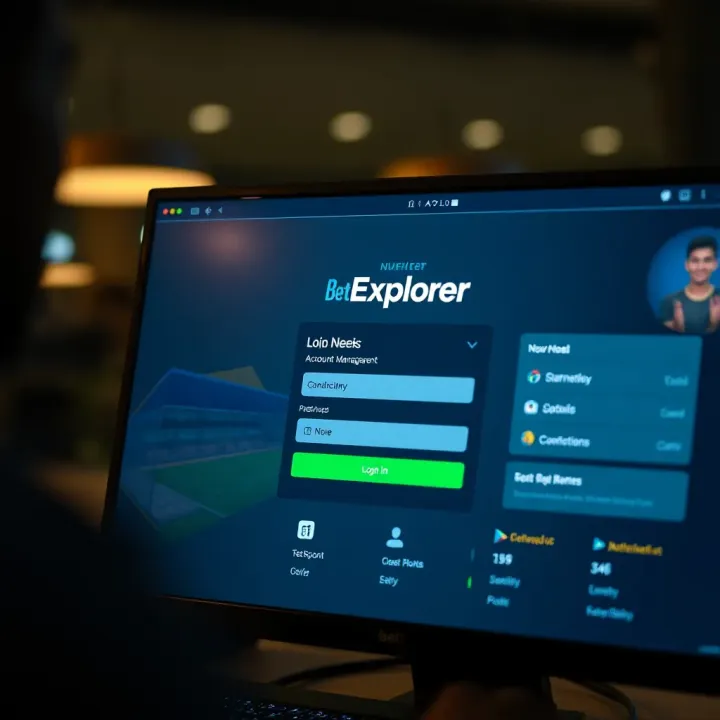 Screenshot showing BetExplorer sign up page with registration form fields