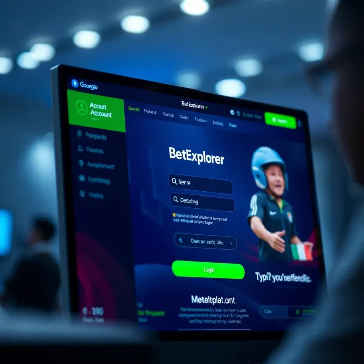 User downloading BetExplorer app on a smartphone with sports match data visible on screen